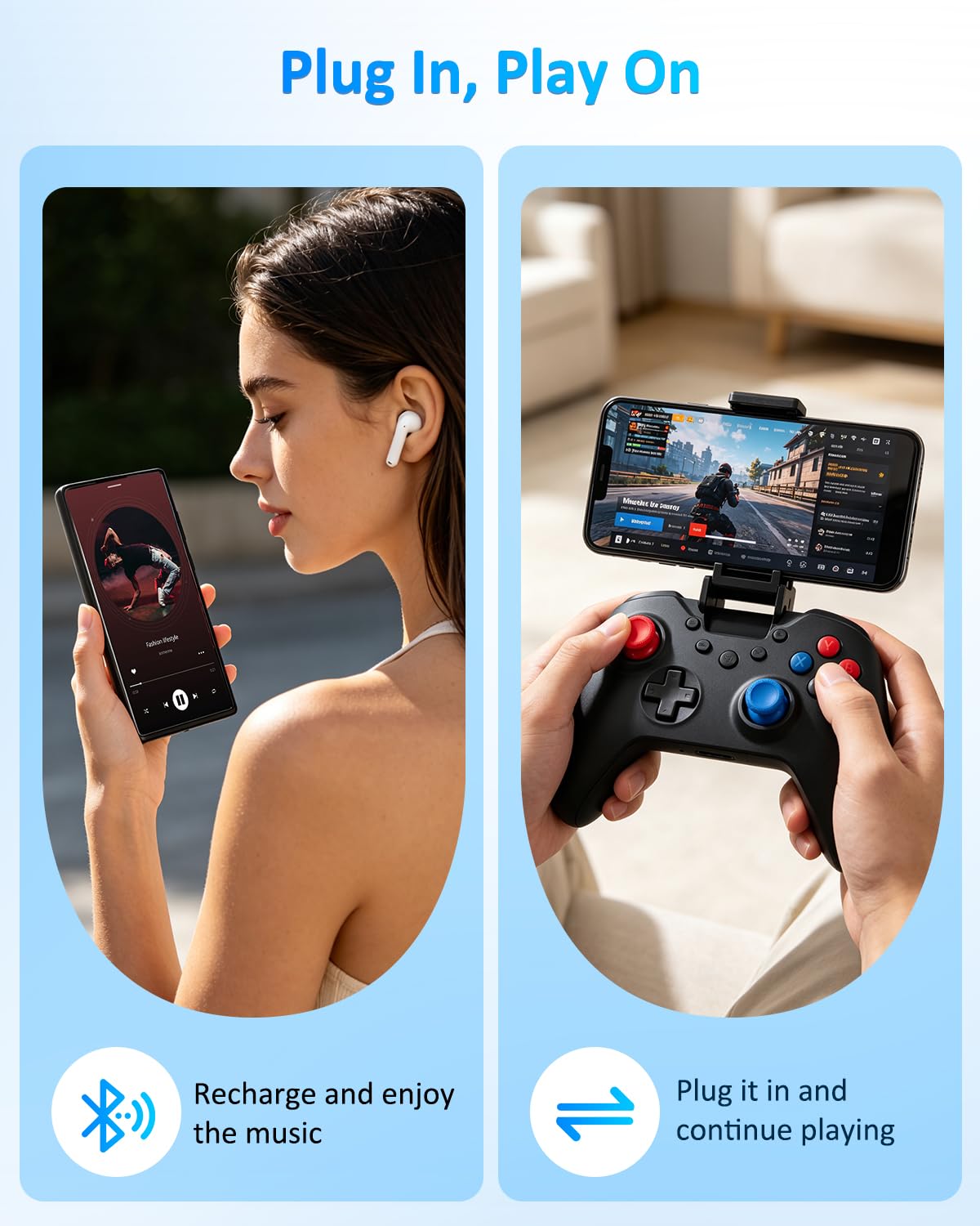 Funda de batería para Samsung Galaxy S22 Ultra, 5000 mAh, cargador rápido portátil, batería externa recargable inteligente para Galaxy S22 Ultra, color negro