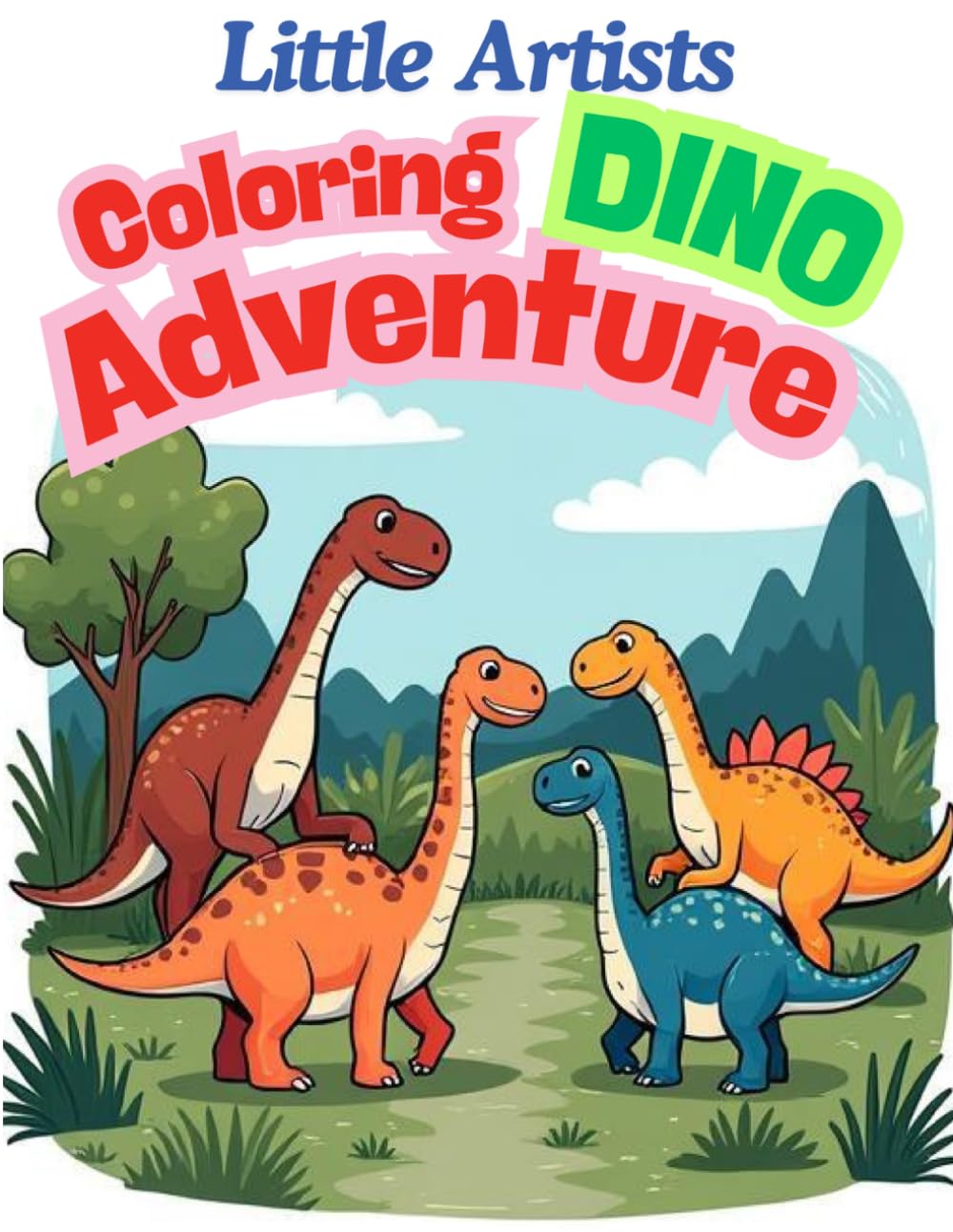 Little Artists Coloring Dino Adventure