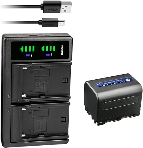Miniatura 10 de Kastar Paquete de 2 baterías NP-QM71D y cargador USB LTD2 compatible con Sony CCD-TRV355 CCD-TRV360 CCD-TRV380 CCD-TRV430 CCD-TRV460 CCD-TRV480