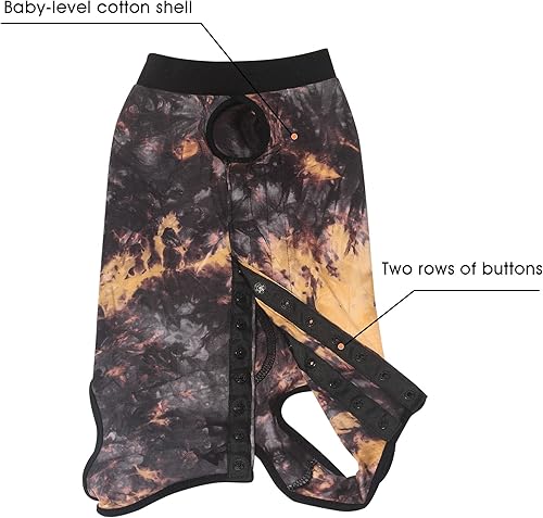 Miniatura 9 de Jiupety Traje de recuperación quirúrgica ajustable para perro, no apto para cuerpo delgado y largo, traje de perro para recuperación quirúrgica,