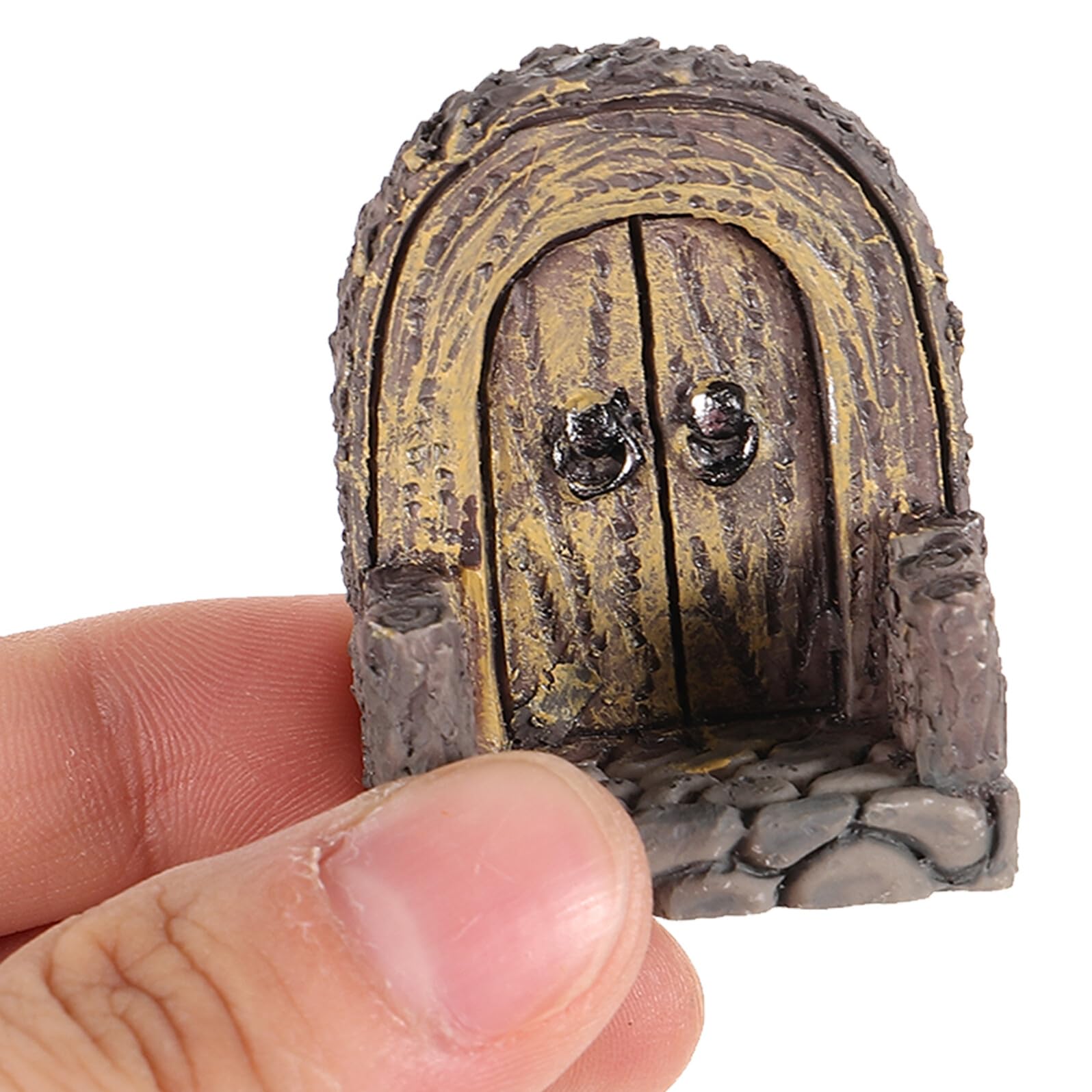 Feng Shui 3 szt. Żywica miniaturowe bajkowe drzwi ogrodowe zestaw żywica miniaturowe bajkowe drzwi ogrodowe ozdoby bonsai roślina doniczkowa