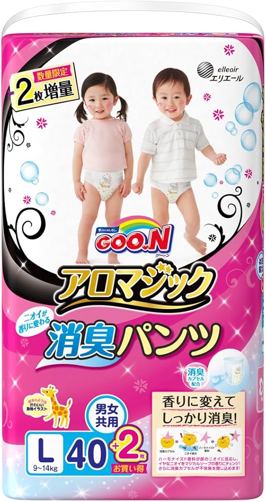 Amazon.co.jp: グーン アロマジック Lサイズ 40枚 : ベビー＆マタニティ