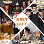 Stylos personnalisé en vrac, Stylo personnalisé avec nom/logo sur les deux côtés Cadeaux, encre noire gravé Ballpoint avec style, idéal pour les affaires, anniversaire, fête, mariage, école, matériel métallique