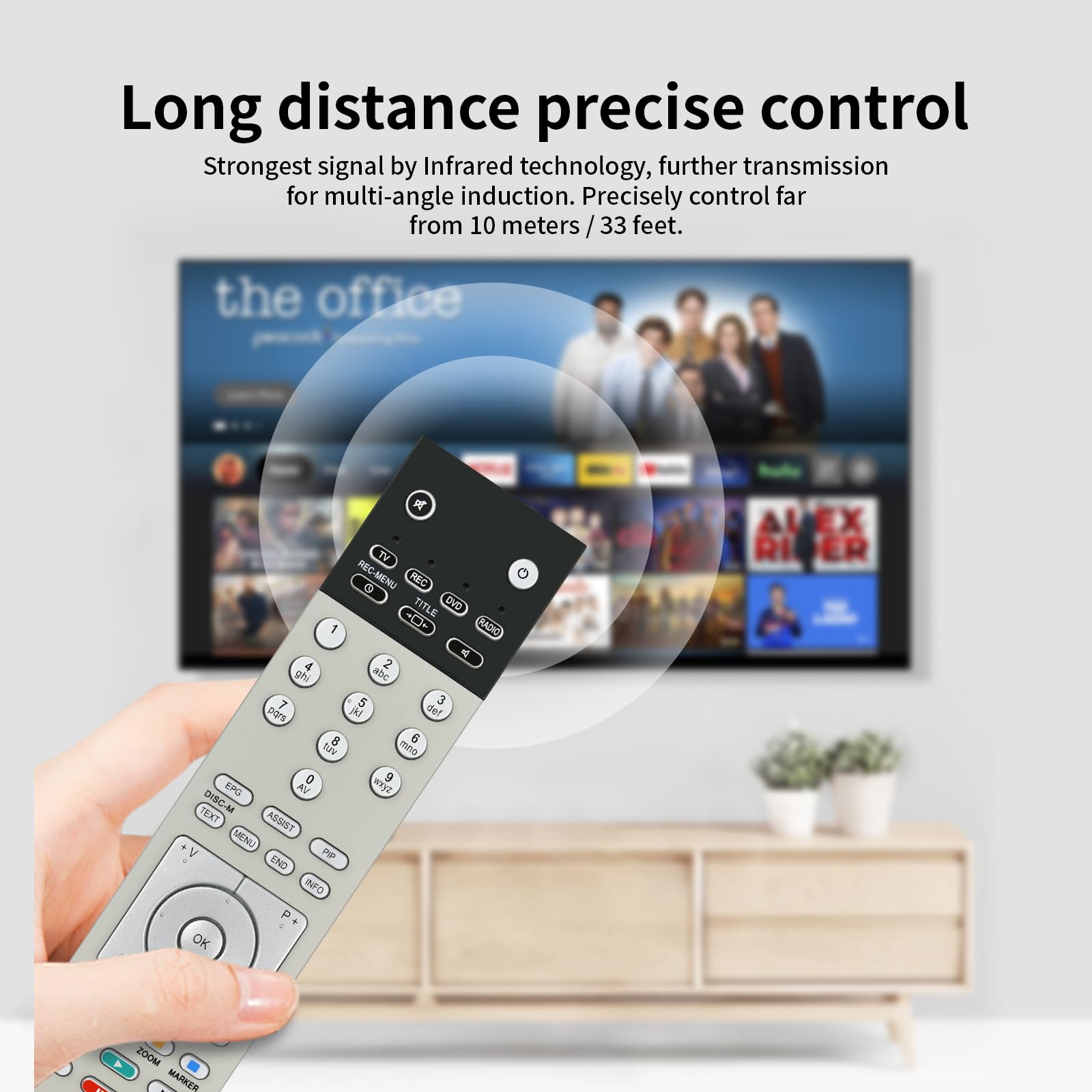Nouvelle télécommande de rechange compatible avec Loewe TV DVD Radio 89950A10 89900A23 89950A23 89900A00 Assist 1 52435W85 | 67503 Assist 2 Art 40 | Art 48 | Art 50 | Art 55 | Art 600 Couleur