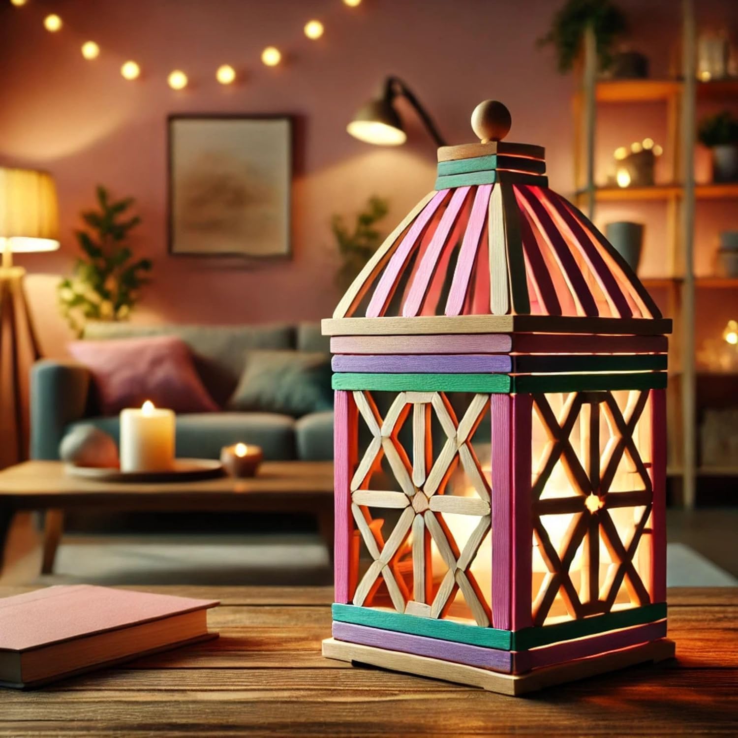 300PCS Pastel Jumbo Popsicle Sticks – 8 Inch Large Ice Cream Stick and Colored Popsicle Sticks Jumbo Wooden Colored Sticks for Crafts DIY and Popsicle Sticks Colored Projects