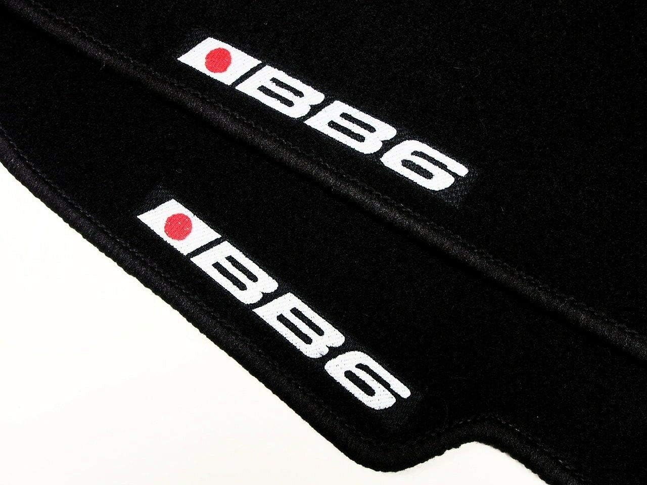 Black Floor MATS Carpets for Honda Prelude BB6 SH Logo 4PC Set Rare FITS 1997 Through 2001