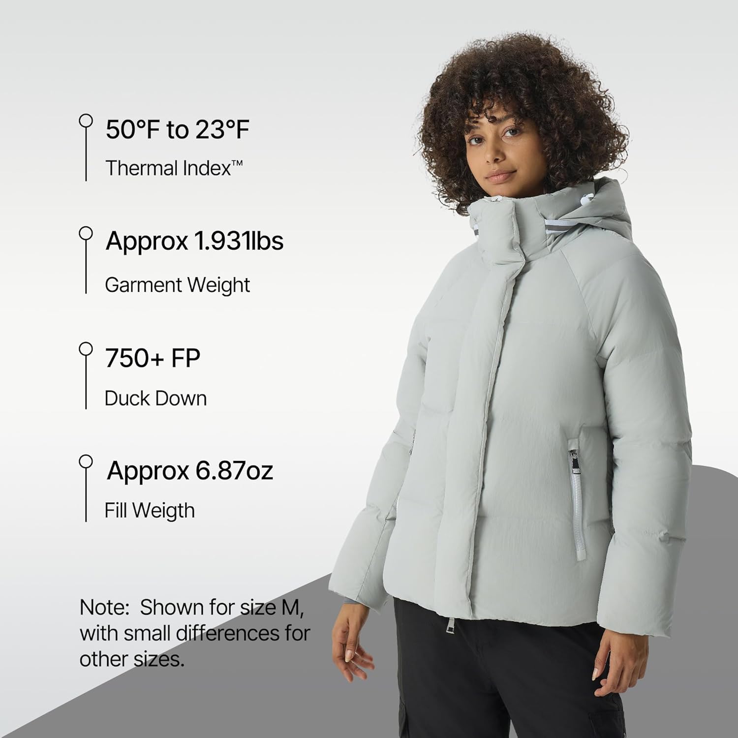Fitouch Summit Breeze Women's Lightweight Down Puffer | 750+ PF Winter Short Jacket | Soft Warmest Coat - Image 4