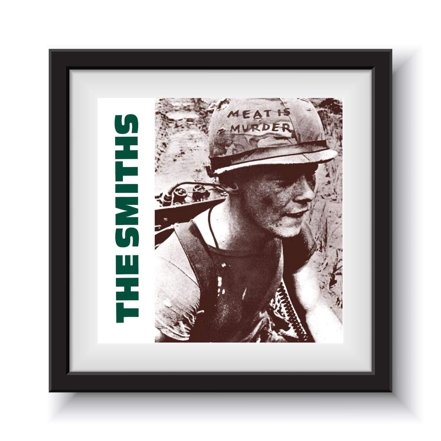 Printshop Black The Smiths - Meat Is Murder - Framed Album Cover