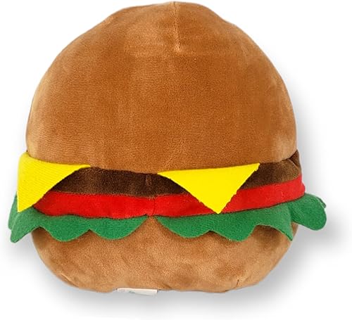 Miniatura 3 de Squishmallows KellyToys - Carl The Cheeseburger - Almohada de peluche súper suave de 8 pulgadas