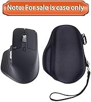 Vista 7 de LTGEM - Funda compatible con Logitech MX Master 3S / Master 2S / Master 3 / MX Master 4 mouse inalámbrico de rendimiento, negro (solo funda)