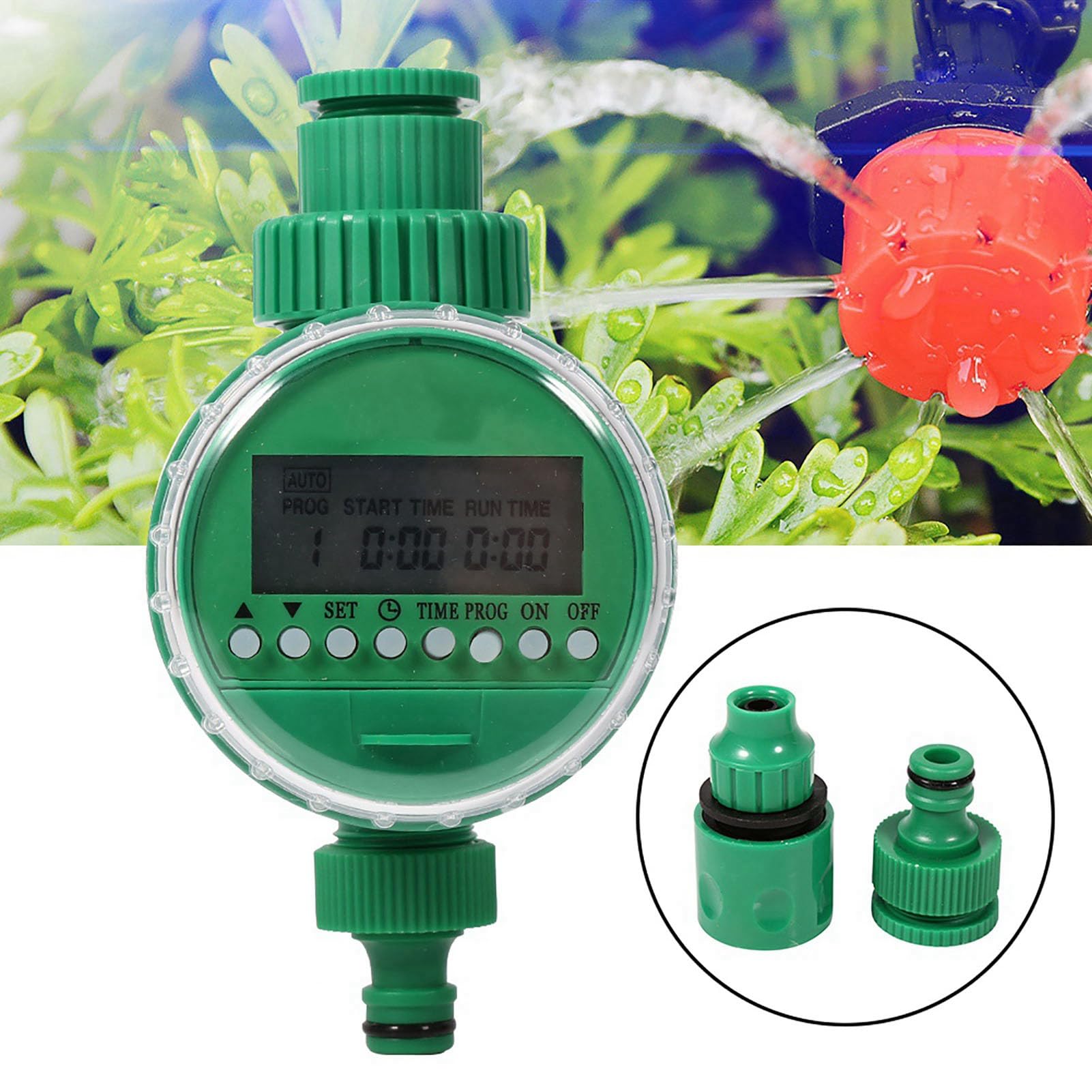 1 zestaw 20 m automatyczny timer do roślin, samoczynne nawadnianie kropelkowe, mikrosystem, zestaw węży ogrodowych