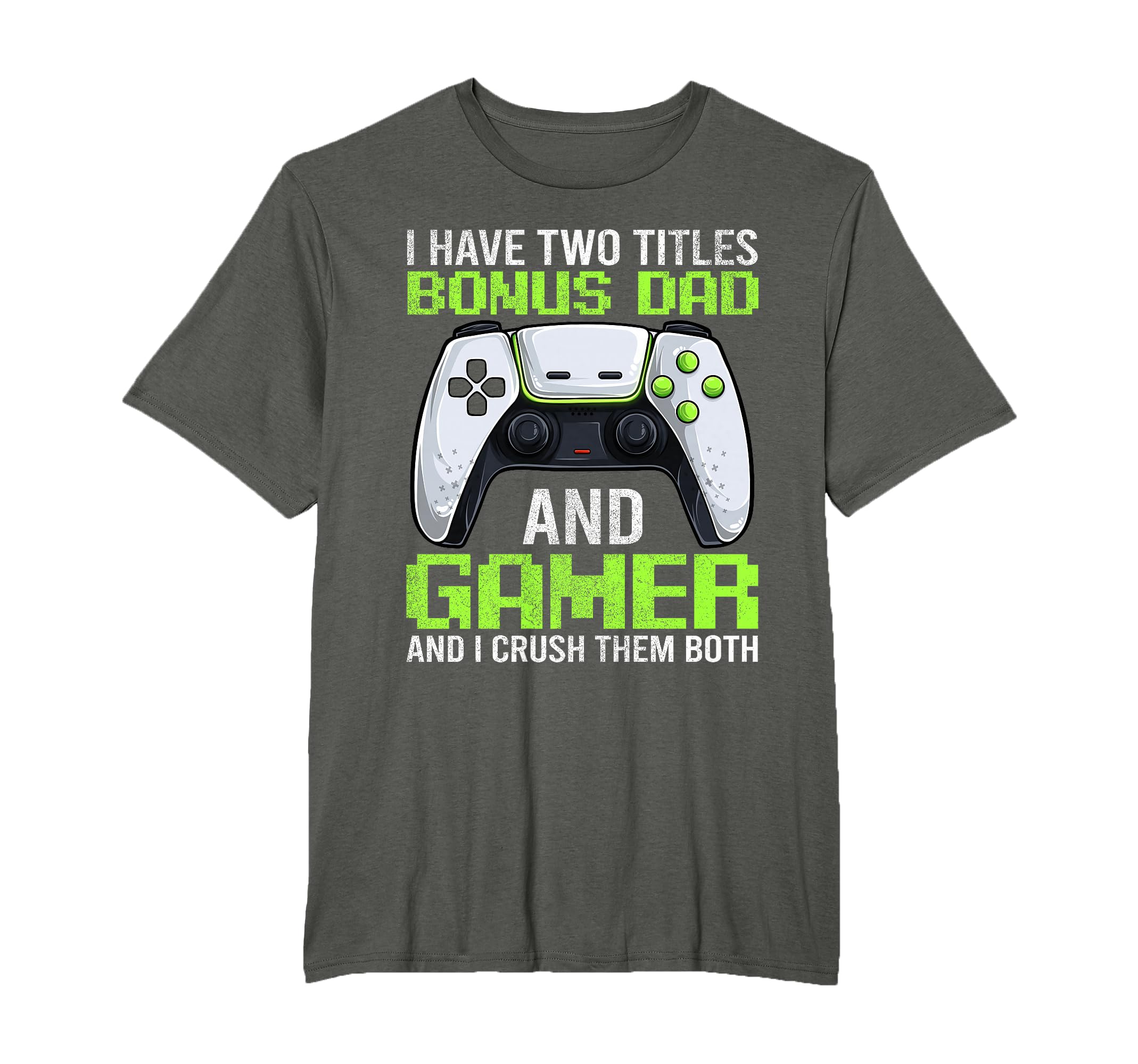 Video Game Bonus Dad Gamer Shirt, Funny Stepdad Gaming Geek T-Shirt