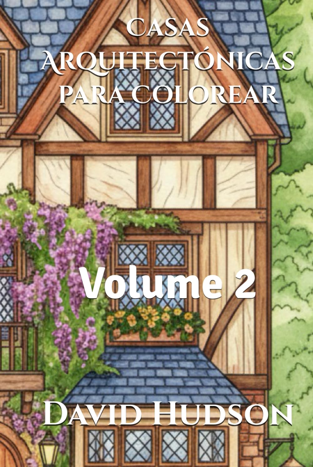 Livre de coloriage maisons d'architectes volume 2 pour adultes amateurs de dessin