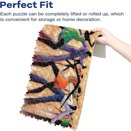 Miniatura 6 de najiaxiaowu Rompecabezas de madera de 1000 piezas para adultos, rompecabezas afroamericanos para hombres y mujeres, rompecabezas de baile artístico,