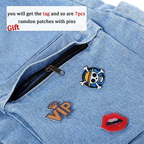 Denim Backpack For Girls, Women Classic Retro Bookbags Children Teen School Bag Jeans Backpack For College #TOP2