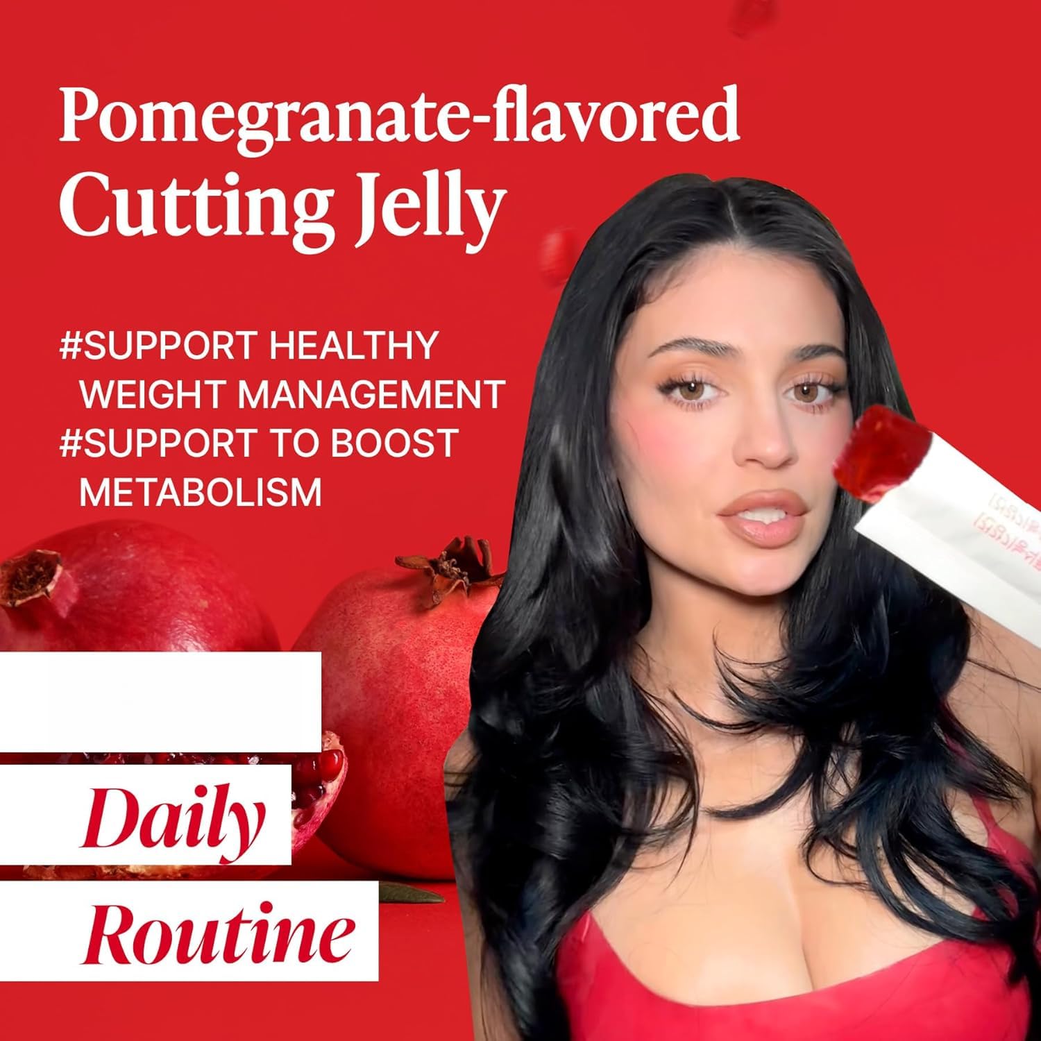 Jelly Sticks – Gelée Saveur Grenade, Formule Bien-être Quotidienne