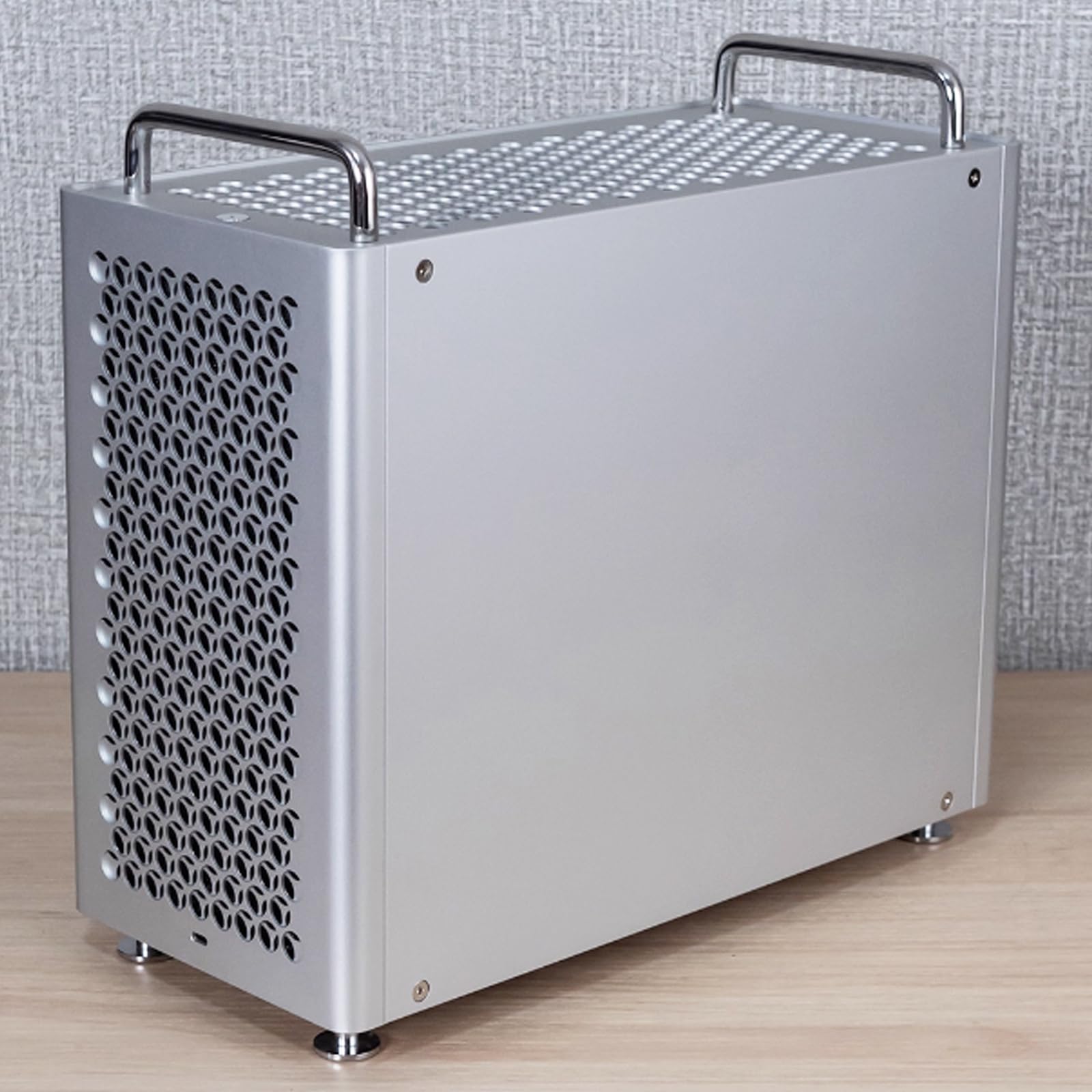 Custodia MATX, Micro ATX Case B2Pro, completamente in alluminio MATX per computer MATX/ATX/SFX alimentatore e raffreddamento 240