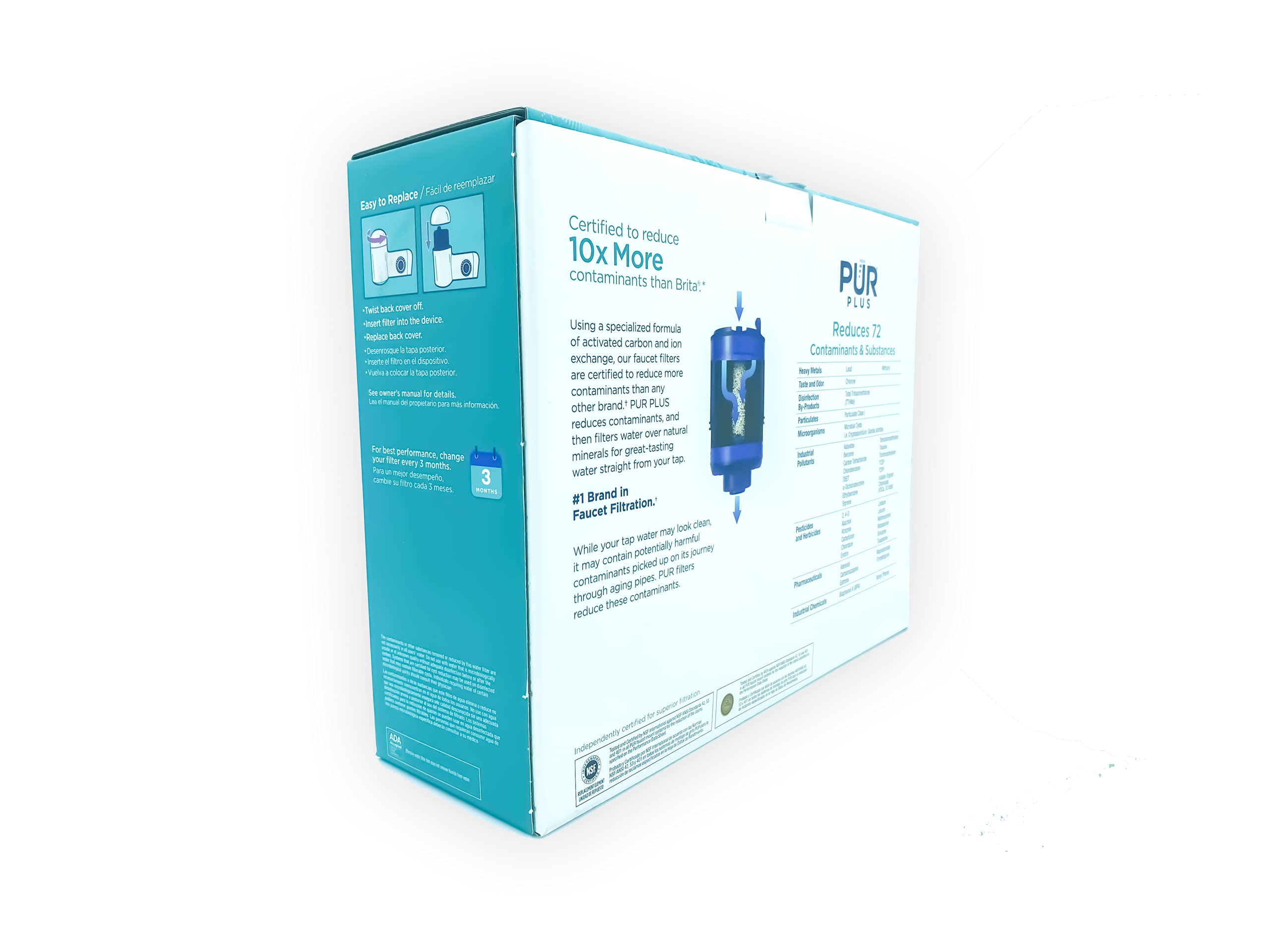 PUR 5 filtros de repuesto para grifo