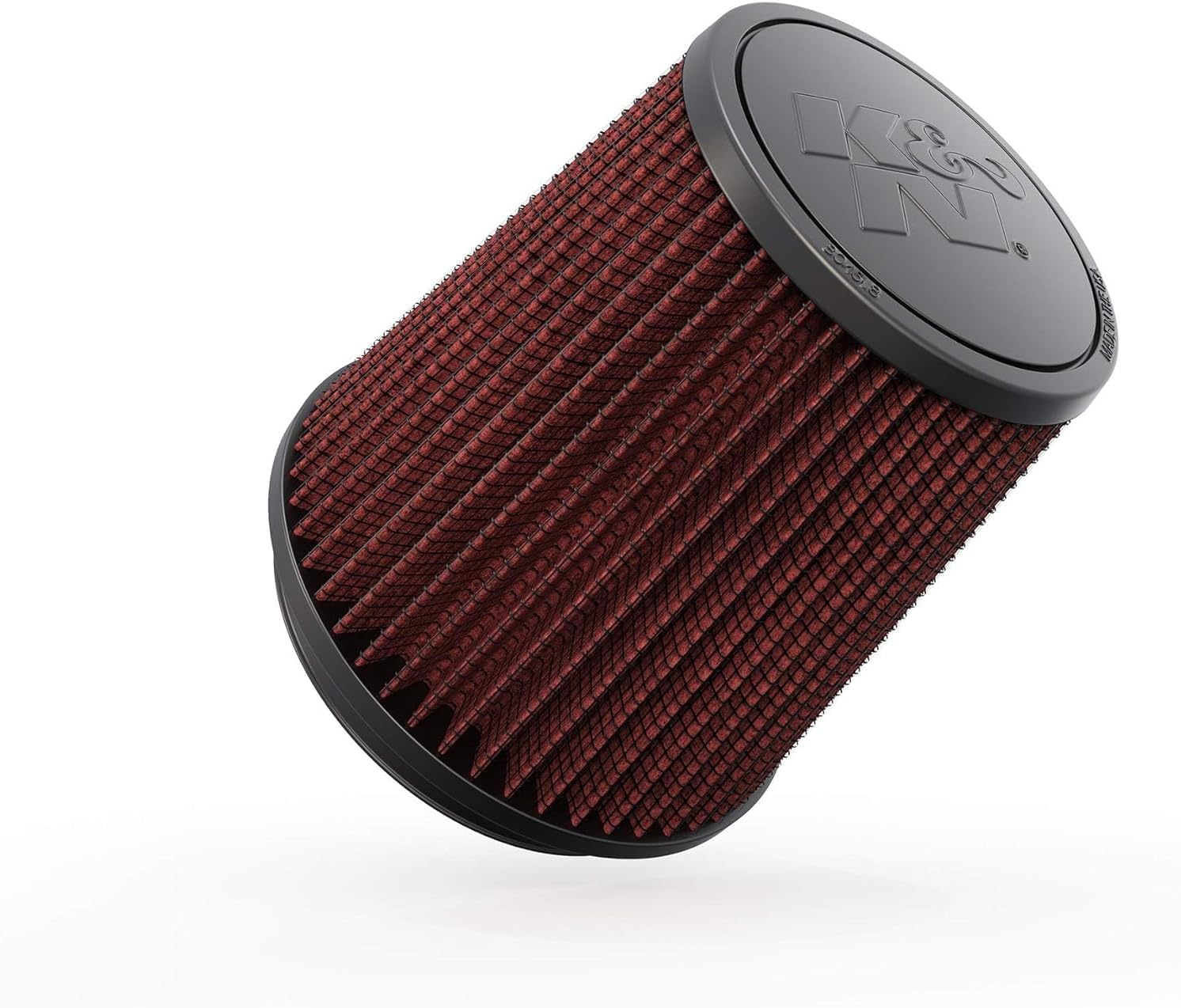 K&N High-Flow Original Lifetime Universal Clamp-On Air Filter: High Performance, Premium, Washable: Flange Diameter: 4.5 In, Filter Height: 6 In, Flange Length: 0.625 In, Shape: Round Tapered, RU-4740