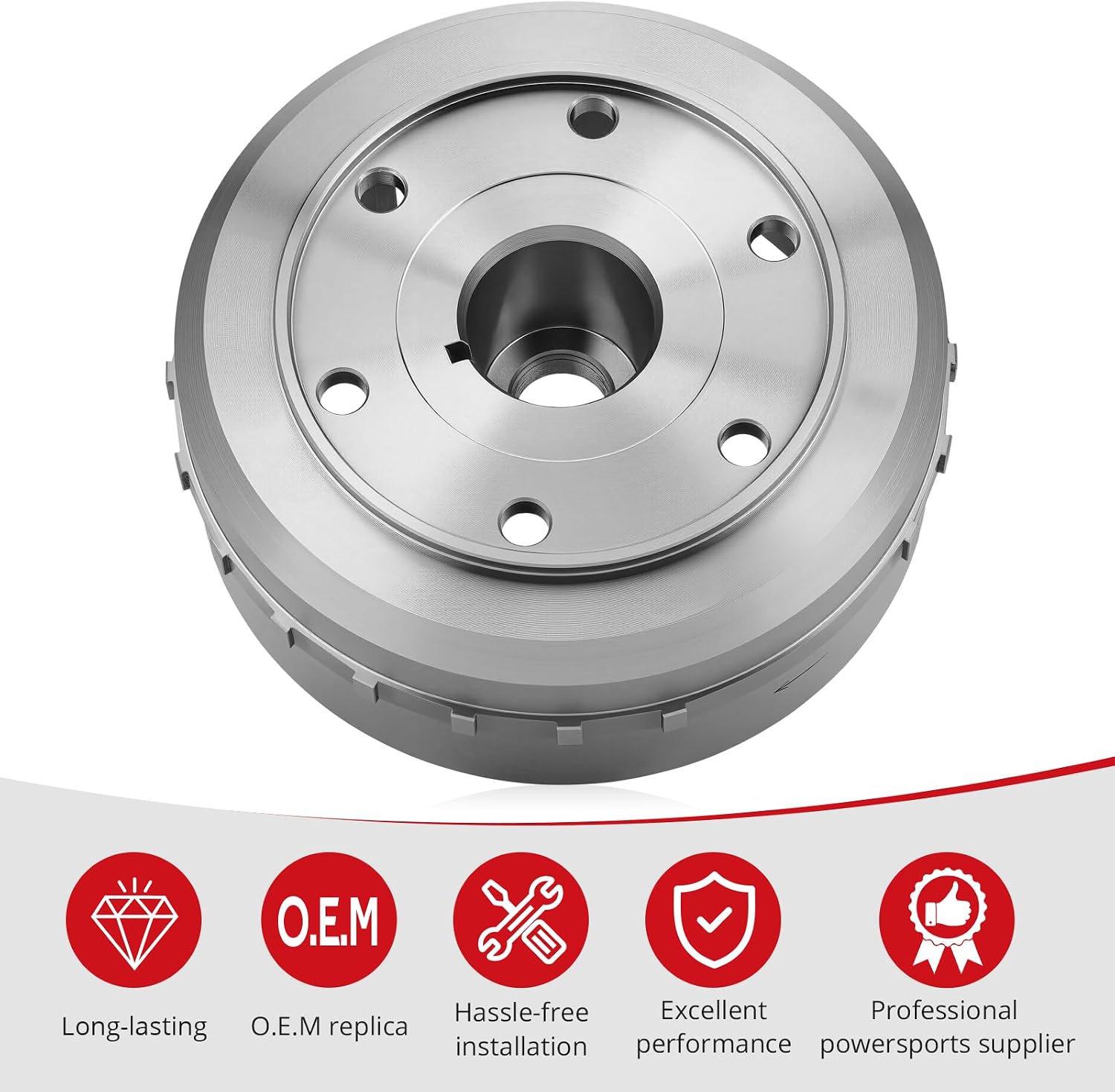 JAVIK Magneto Rotor Flywheel For Suzuki SV1000 SV1000S 2003-2007 O.E.M# 32102-16G10