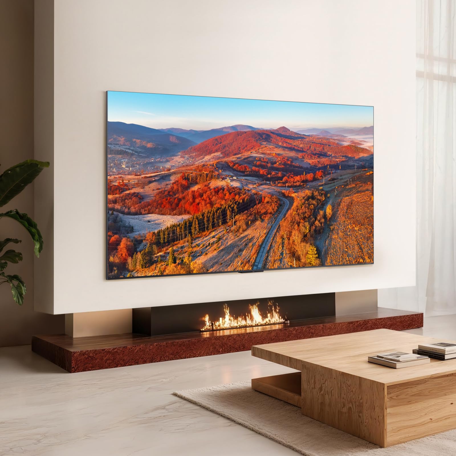 TCL 65C8L Televisor 65 Pulgadas SQD-Mini LED 4K Smart TV, HDR 5000 nits, 2040 Local Dimming, 144Hz Motion Clarity Pro, Bang & Olufsen, Dolby Vision IQ & Atmos, Game Master, Google TV, Apple AirPlay 2