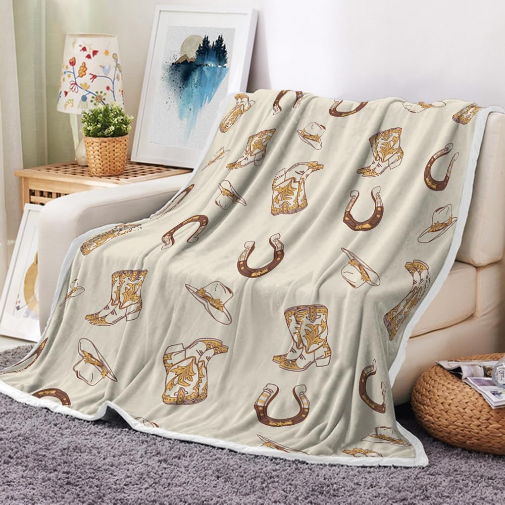 Rustic Bear Throw Blankets for Kids, Soft, Flannel, Warm, Rustic Cabin Fleece Blankets Decor, Farmhouse Country Bear Moose Forest Plush Throw Blanket for Couch Sofa 50X60 Inch