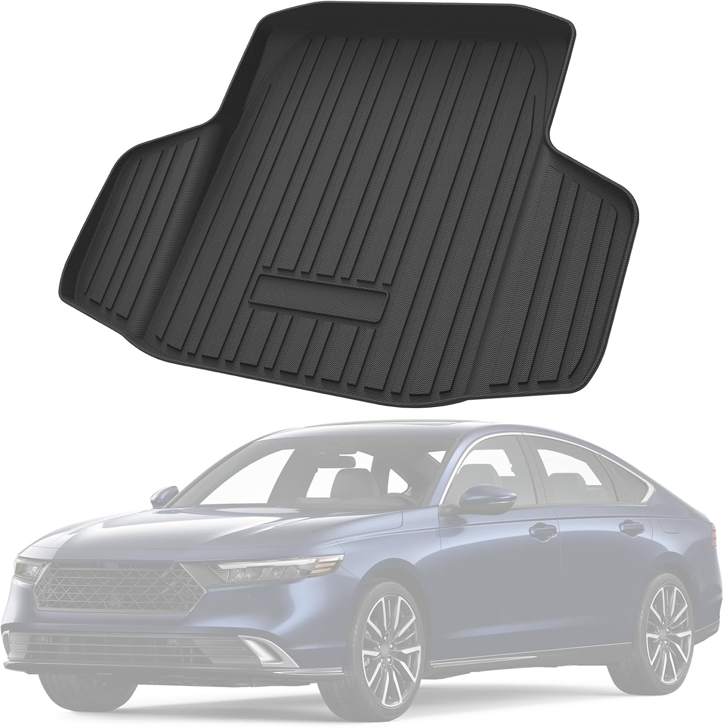 PSLER for & Hybrid 2023 2024 11th Generation Cargo Liner Custom Trunk Mats for All Weather Trunk Liner Tray 3D Cargo Mats Floor Liners Waterproof Snowproof