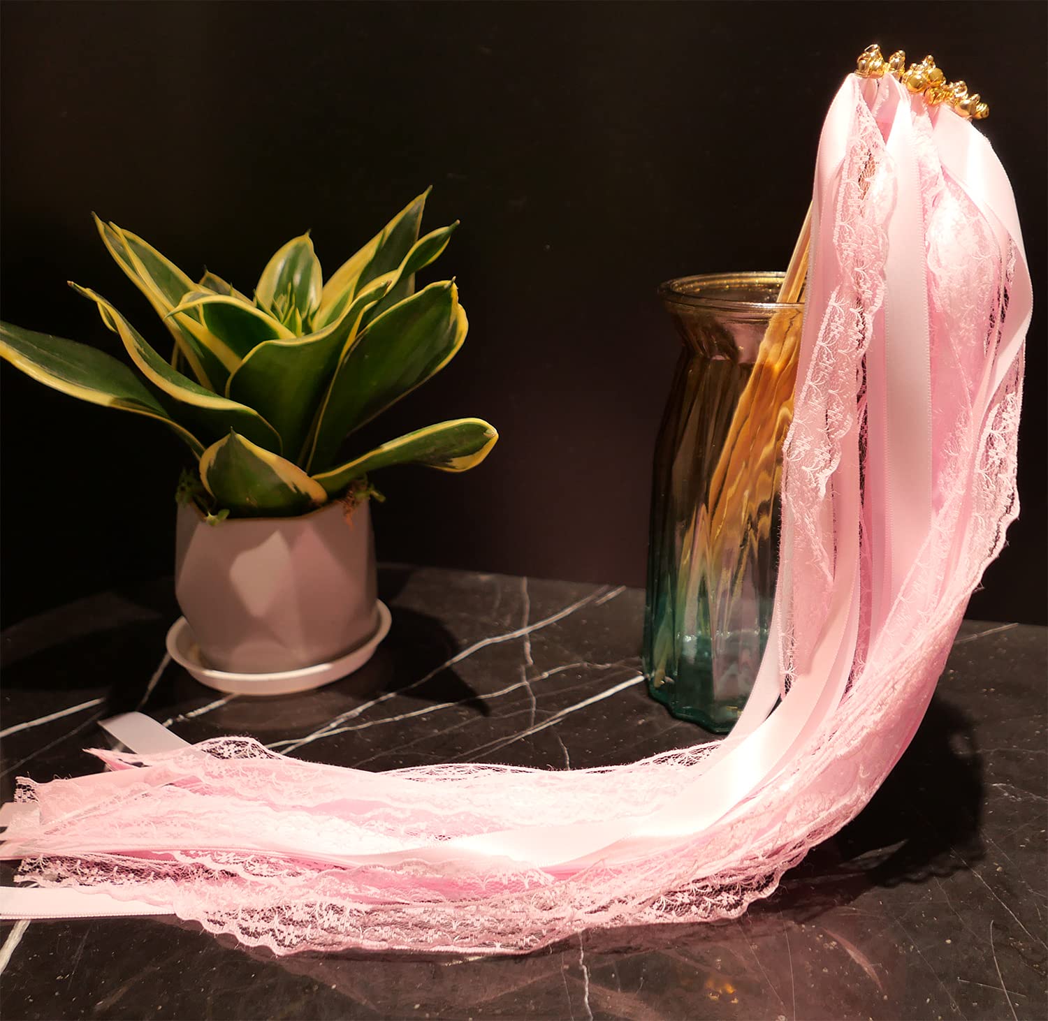 30 Pezzi Bacchette Matrimonio con Campane, Semplici e Belli Bacchetta Magica con Campana Matrimonio Legno Nastro, Riutilizzabile Wedding Wands per Decorazioni di Nozze Compleanno Feste (Bianco
