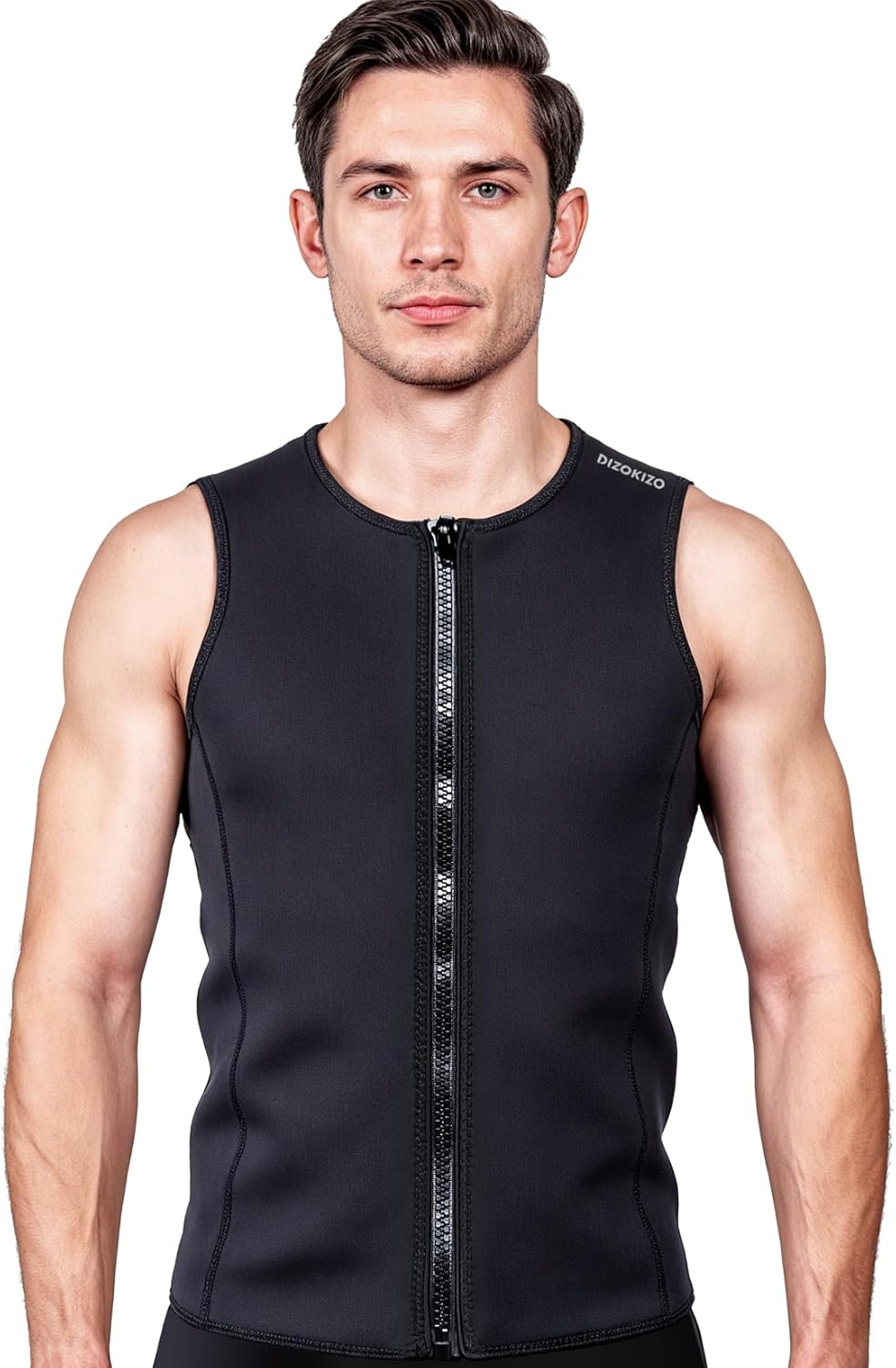 Wetsuit Top 3mm Neoprene Thermal Sleeveless Swimming Tops for Men Women Dive & Swim Vest for Scuba Diving Surfing Sailing Slimming Sauna