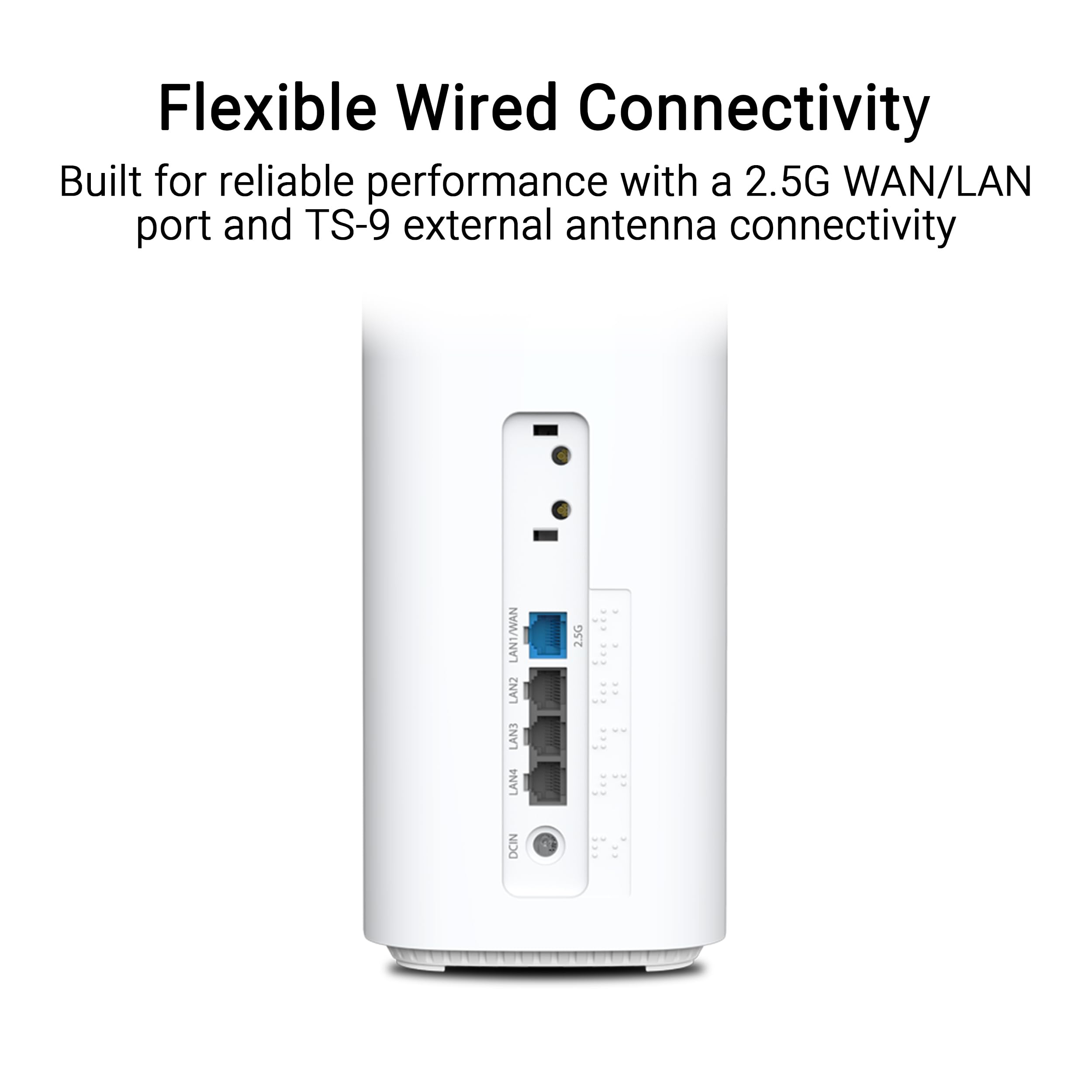 ASUS 4G-BE58 - Routeur Wi-FI 7 BE3600 4G LTE FWA, Port 2,5G, AiMesh