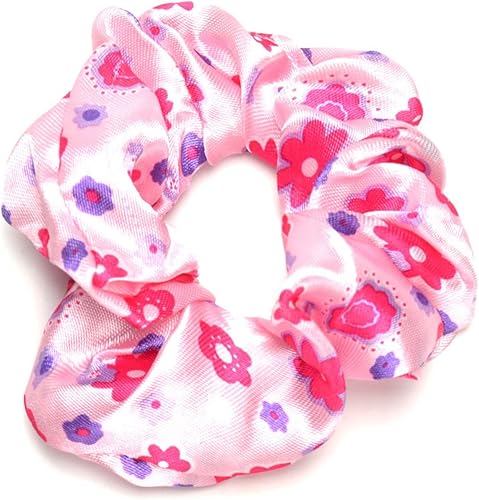 Amazon フラワーサテン 可愛い シュシュ ピンク地 ヘアアクセサリー 通販 Amazon フラワーサテン 可愛い シュシュ ピンク地 ヘアアクセサリー 通販