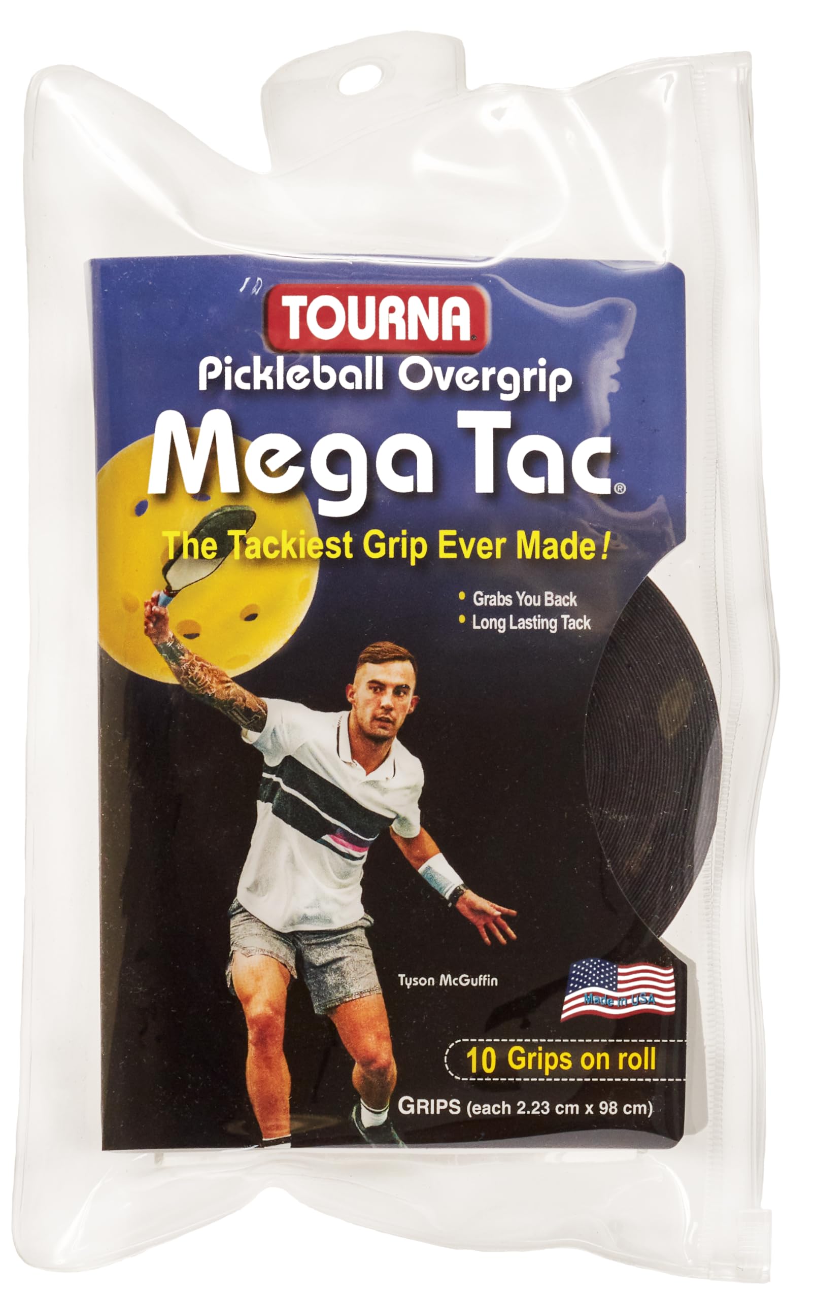 Amazon.com : Pickleball Mega Tac Extra Tacky Paddle Grip 10 Pack