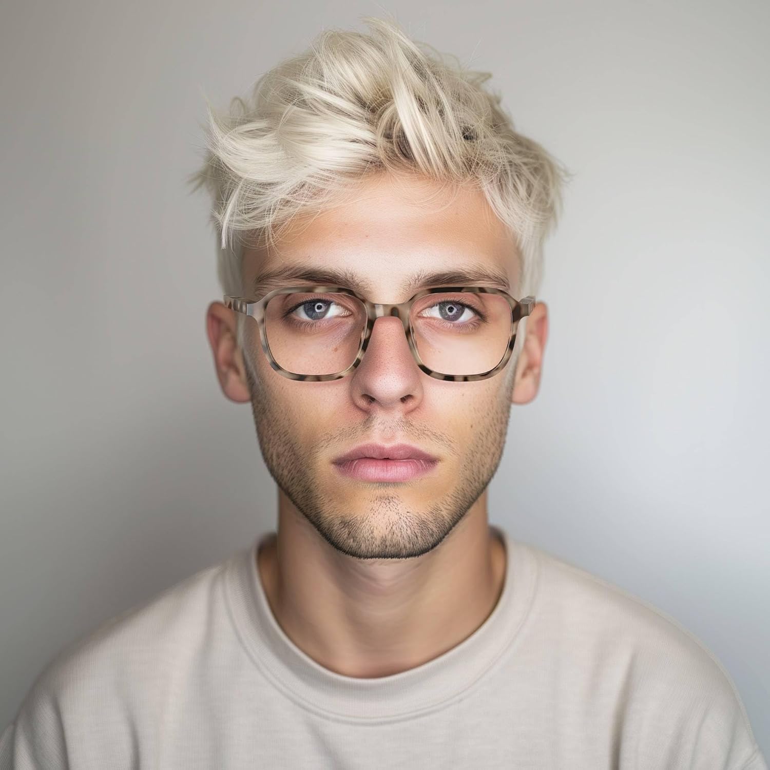 LONDON MOLE® Hollywood reading glasses | Cool square shaped readers | Men’s Women’s Unisex | Spring hinges - Image 4