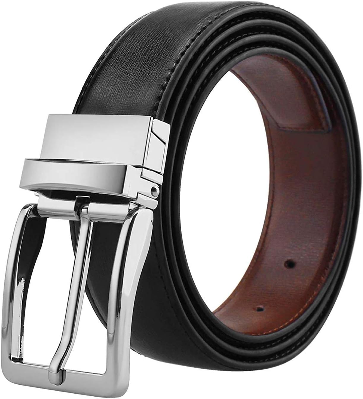 Man's Fashion GG Leather Alloy Buckle Belt (30"-32"(105))