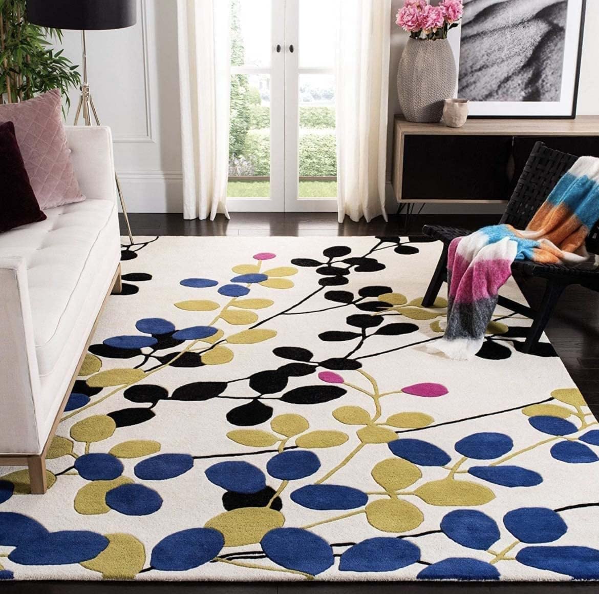 AKVARI RUGS Handmade Tuffted Blended Pure Woollen Thick Persian Carpet for Living Room, Bedroom & Hall with 1 inch Thickness Size 6 x 8 feet (180X240 Cm) Multi (B0C4B7NL3Z) Amazon Price History, Amazon Price Tracker