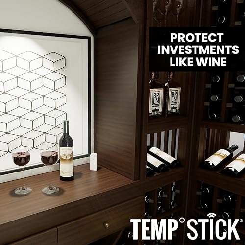 Miniatura 7 de Temp Stick Remote WiFi Sensor de temperatura y humedad, registrador de datos. Sin suscripción. Monitor 247, mensajes de texto ilimitados,