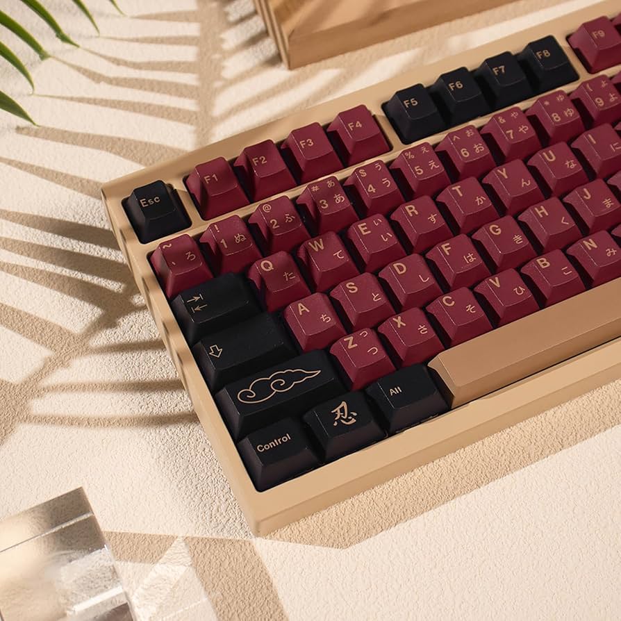 Red Samurai Keycaps 129 Keys Cherry Profile Dye Sub PBT
