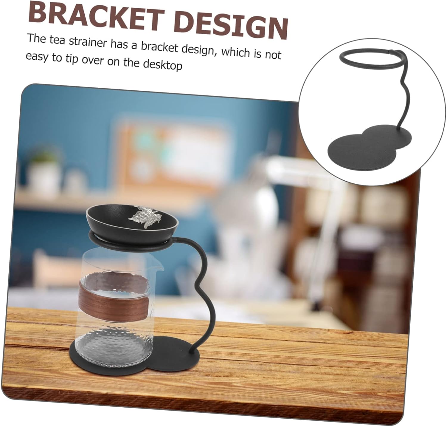 Zerodeko Ceramic Tea Set Tea Party Supplies Strainer Home Decor Room Japanese Style