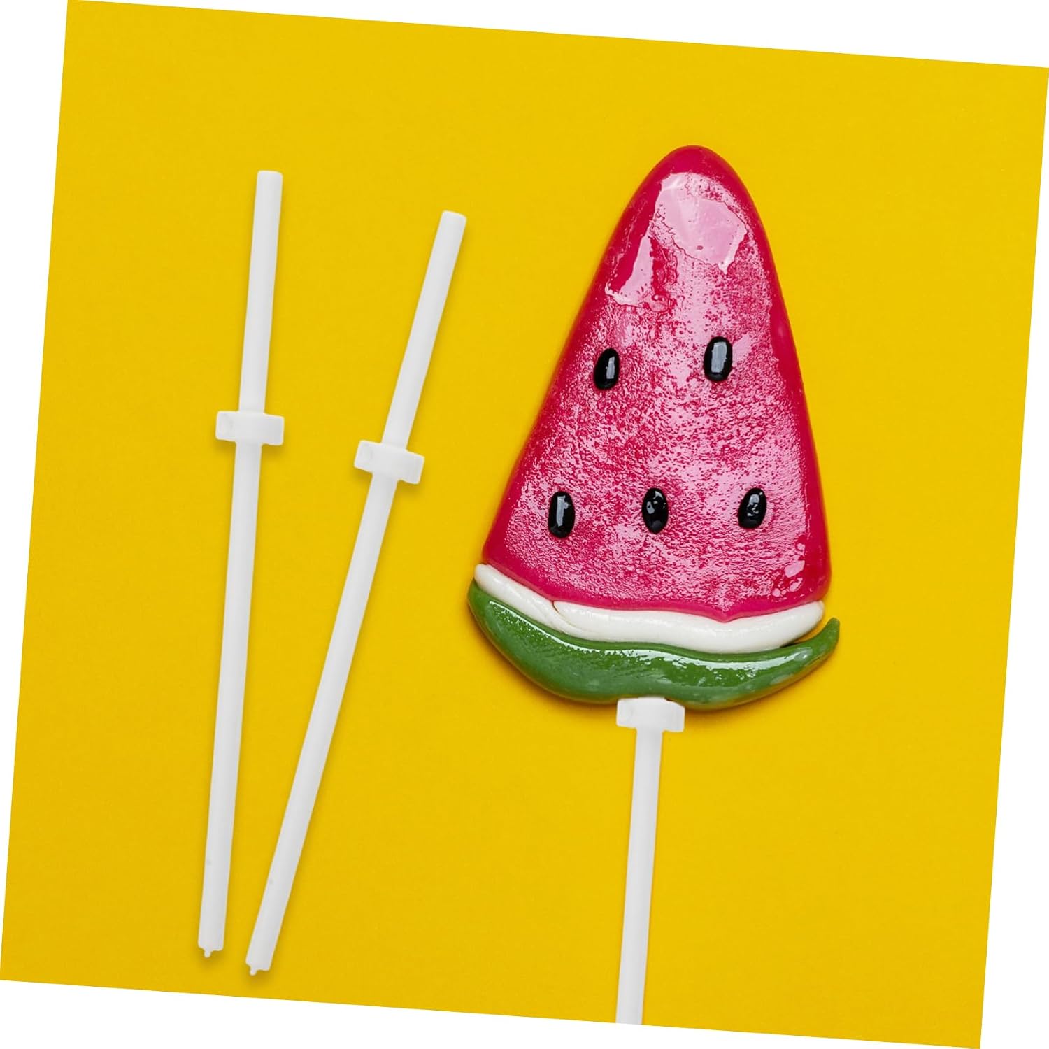 Plastic Lollipop Making Tool 60pcs White Candy Sticks