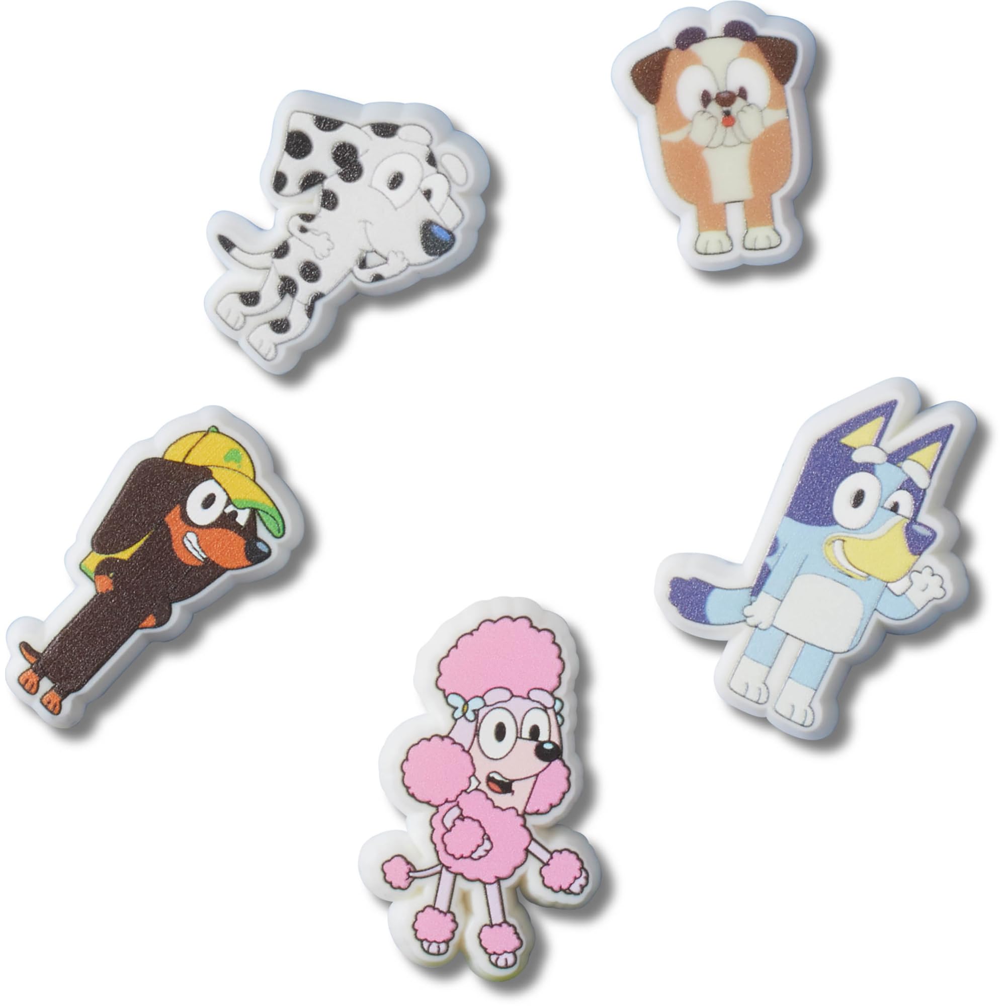 Crocs Jibbitz Charms, Bluey 5 Pack