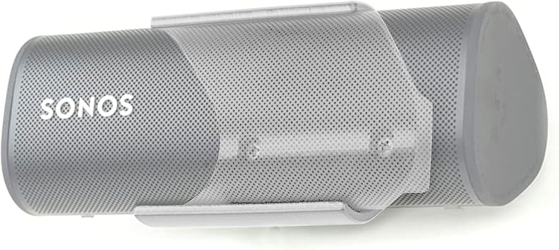 Spartan Mounts Compatible with SONOS Roam Bluetooth Speakers | Low Profile Wall Mount Anywhere Design for Home, Office, Studio, Garage, Dorm, Patio, Auto, Boat, Golf Cart
