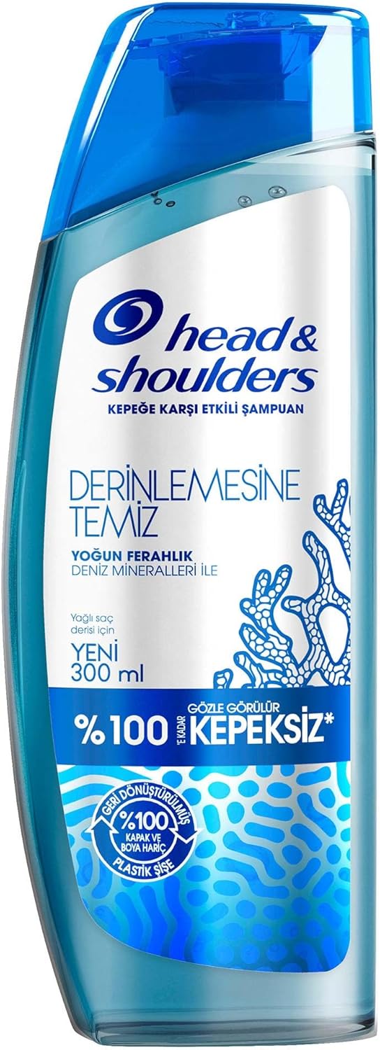 Head & Shoulders Derinlemesine Temizlik Şampuan Yoğun Ferahlık Deniz Mineralleri 300 ml