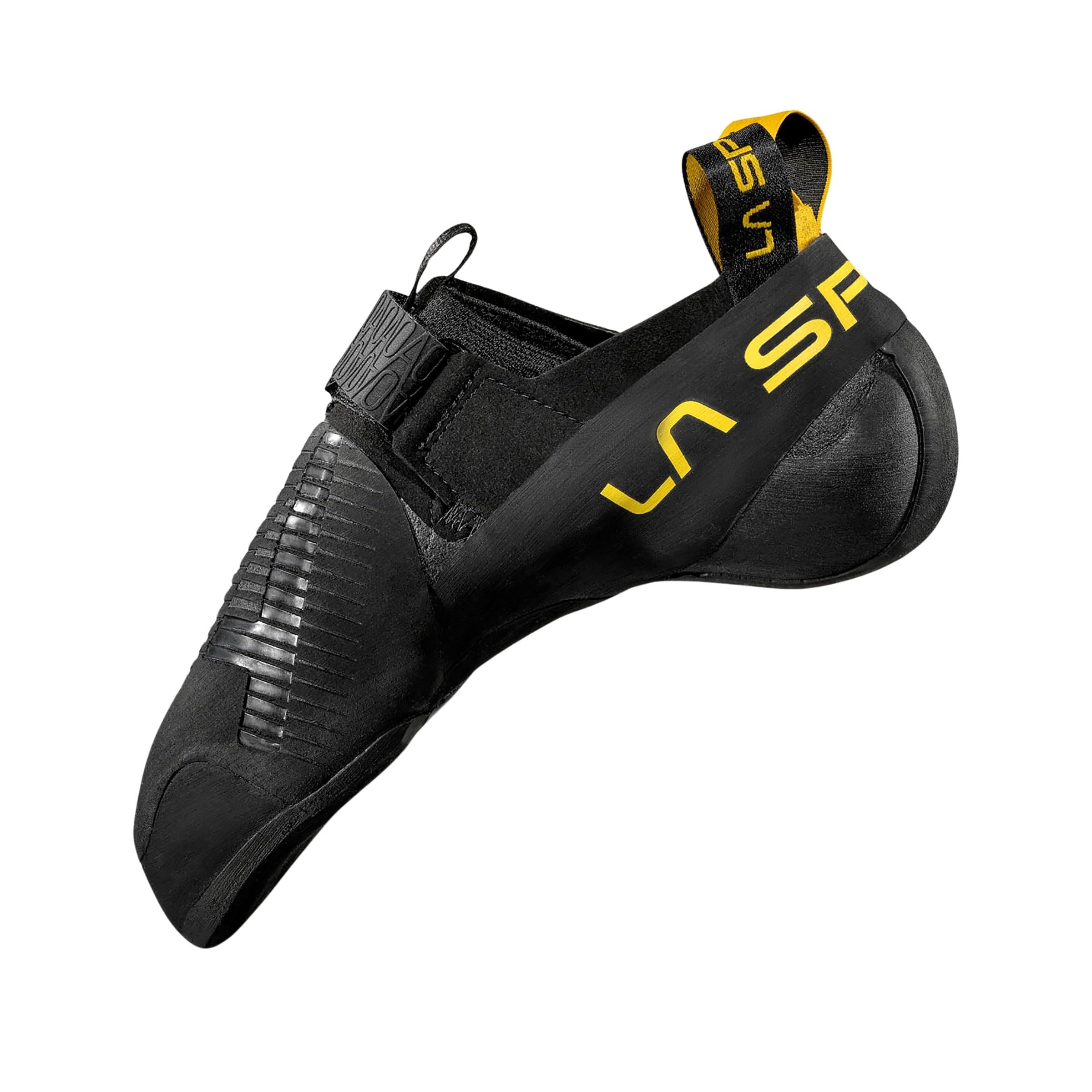 LA SPORTIVA Unisex Ondra Comp Chaussons d'escalade, Black-Yellow, 44.5