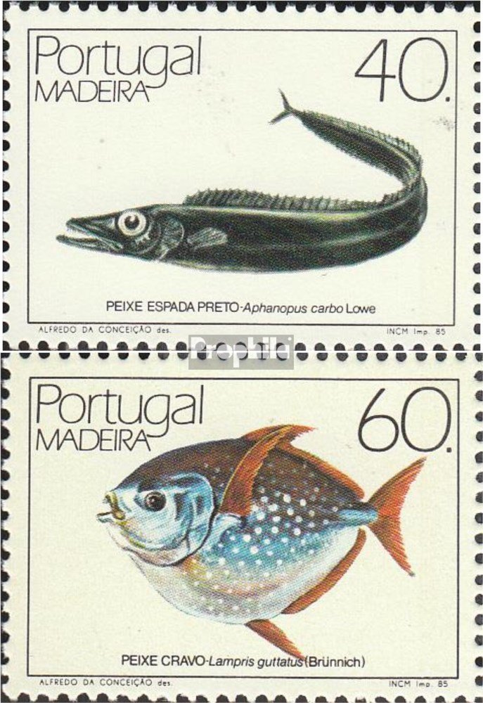 Prophila Collection Portugal - madère 98-99 (complète.Edition.) Neuf avec Gomme Originale ** MNH 1985 Poisson (Timbres pour Les collectionneurs) Eau Prophila Collection Portugal - madère 98-99 (complète.Edition.) Neuf avec Gomme Originale ** MNH 1985 Poisson (Timbres pour Les collectionneurs) Eau