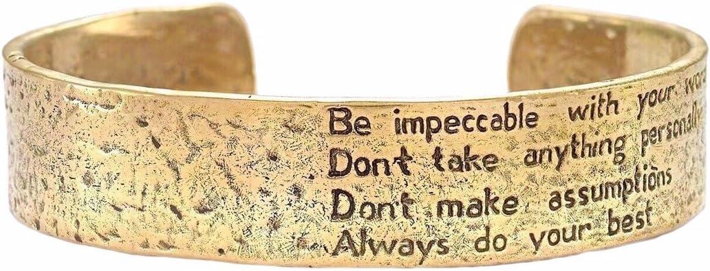 The Four Agreements Reminder Cuff