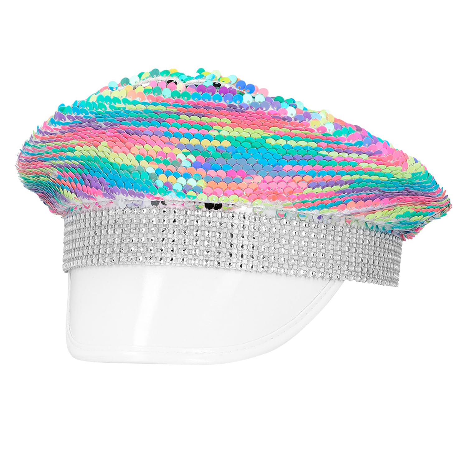 Boland - Sequin Hat for Adults, Headwear for Fancy Dress, Carnival, Theme Party and Festivals