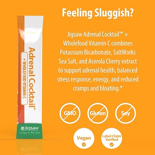 Miniatura 4 de Jigsaw Health Cóctel suprarrenal con vitamina C de alimentos integrales, 360 cápsulas