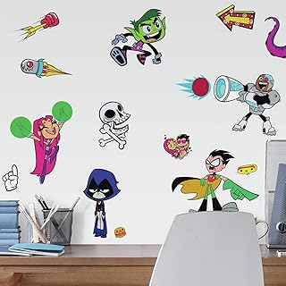 RoomMates RMK3823SCS Teen Titans Go Peel and Stick Wall Decals