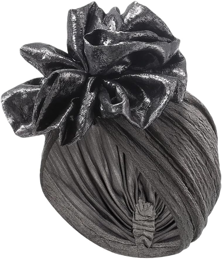 Dvbfufv Women Fashion Pleated Turban Cap Female Headwrap African Nigeria Wedding Party Headband