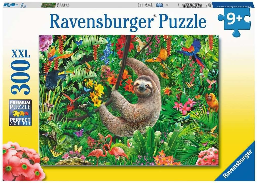 RAVENSBURGER Puzzle 13298 Ravensburger Cosy Sloth-300 Pieces Puzzle for Children from 9 Years